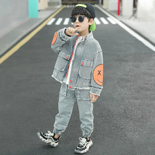 Boys Clothing Set Children Clothing Sets Kids Clothes Boy Suits For Boys Clothes Spring Autumn Kids demin Tracksuit 3-13 years