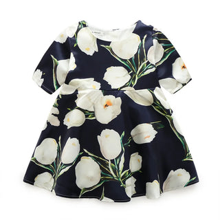 2024 European Style Kids Princess Dresses Teenage Girls Clothing Robe Enfant Fille Child Summer Vestido Party Girls Dresses