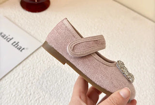 Children Elegant Shoes for Girls 2025 Spring New Fashion French Style Soft Anti-slippery Versatile Chic Wedding Princess Shoes