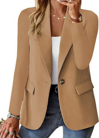 2023 New Women Blazer Fashion Jacket Long Sleeve Casual Business Suit Jackets Coat Elegant Office Lady Blazers Vestes Femme