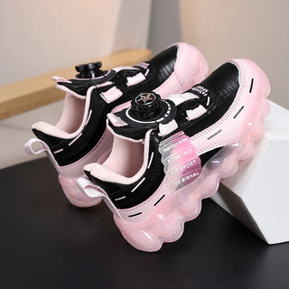 New Anti-skid Leather Kids Sneakers for 5-16Years Girls Casual Walking Footwear Non Slip Children Boys Sport Running Sneaker