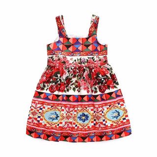 2024 European Style Kids Princess Dresses Teenage Girls Clothing Robe Enfant Fille Child Summer Vestido Party Girls Dresses
