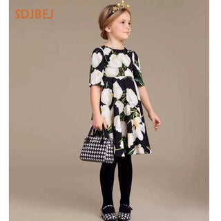 2024 European Style Kids Princess Dresses Teenage Girls Clothing Robe Enfant Fille Child Summer Vestido Party Girls Dresses