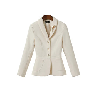 2023 New Autumn Work Wear Women's Suit Elegant Solid Blazer +Sleeveless Dress 2 Piece Set Single Breasted Jacket Plus Size S-5XL