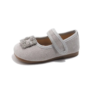 Children Elegant Shoes for Girls 2025 Spring New Fashion French Style Soft Anti-slippery Versatile Chic Wedding Princess Shoes