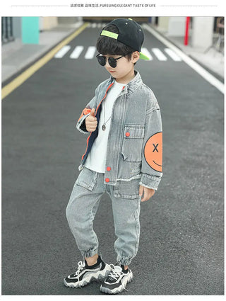 Boys Clothing Set Children Clothing Sets Kids Clothes Boy Suits For Boys Clothes Spring Autumn Kids demin Tracksuit 3-13 years