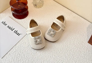 Children Elegant Shoes for Girls 2025 Spring New Fashion French Style Soft Anti-slippery Versatile Chic Wedding Princess Shoes