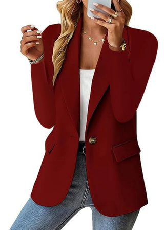 2023 New Women Blazer Fashion Jacket Long Sleeve Casual Business Suit Jackets Coat Elegant Office Lady Blazers Vestes Femme
