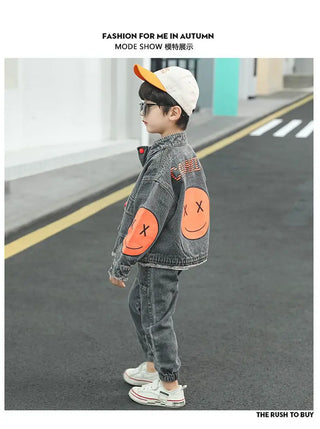 Boys Clothing Set Children Clothing Sets Kids Clothes Boy Suits For Boys Clothes Spring Autumn Kids demin Tracksuit 3-13 years