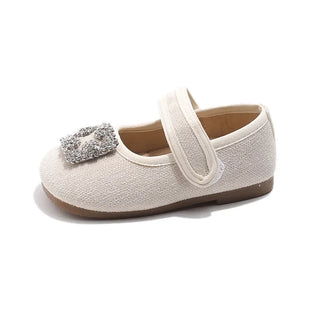 Children Elegant Shoes for Girls 2025 Spring New Fashion French Style Soft Anti-slippery Versatile Chic Wedding Princess Shoes