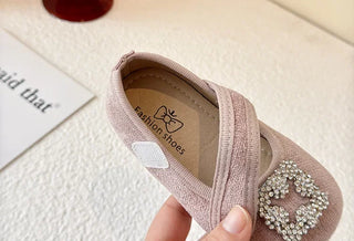 Children Elegant Shoes for Girls 2025 Spring New Fashion French Style Soft Anti-slippery Versatile Chic Wedding Princess Shoes