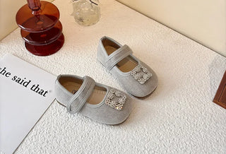 Children Elegant Shoes for Girls 2025 Spring New Fashion French Style Soft Anti-slippery Versatile Chic Wedding Princess Shoes