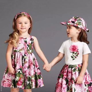 2024 European Style Kids Princess Dresses Teenage Girls Clothing Robe Enfant Fille Child Summer Vestido Party Girls Dresses