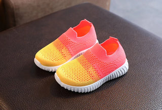 Children Running Sneakers Boys Kids Shoes Mesh Breathable Anti-Slip Walking Patchwork Tenis Toddler Soft Soled Girls Shoes