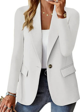 2023 New Women Blazer Fashion Jacket Long Sleeve Casual Business Suit Jackets Coat Elegant Office Lady Blazers Vestes Femme