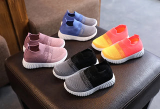 Children Running Sneakers Boys Kids Shoes Mesh Breathable Anti-Slip Walking Patchwork Tenis Toddler Soft Soled Girls Shoes