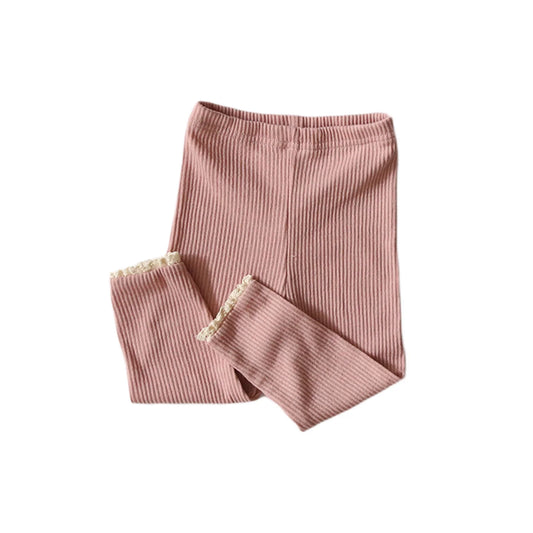 Pantalon dentelle - LaceBloom™ - Rose